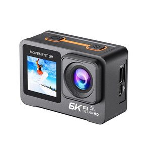 <span class=keywords><strong>6K</strong></span> eylem kamera 2.0 ''dokunmatik LCD ekran 5X Zoom WIFI spor Video kamera 30M su geçirmez bisiklet kask eylem kam