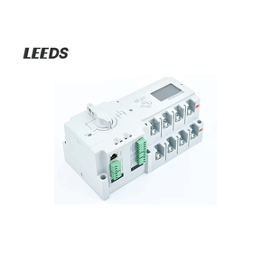 ATS otomatik Transfer anahtarı 2P 3P 4P 63A 100A çift güç kaynağı elektrik seçici anahtarı alternatör için 220V 380V plastik - Product Image 5