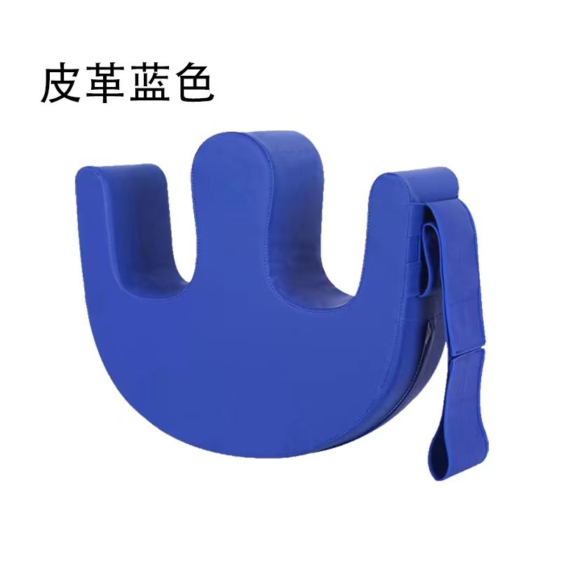 Cuir bleu avec bandages