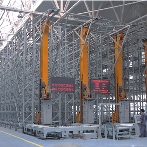 De servicio pesado de doble columna apilador crane como/RS sistema de estantería