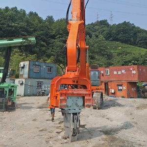 <span class=keywords><strong>K400</strong></span> ekskavatör monte titreşimli çekiç kazık sürücü ekskavatör hidrolik Vibro kazık şahmerdanlı kazık çakma makinesi ekskavatör
