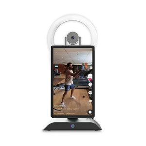 在facebook tiktok上2024新设计的便携式15.6英寸多合一android广播采访实时视频流设备 - Product Image 1