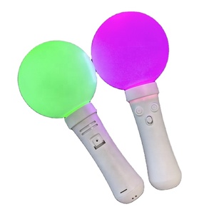 Hot Selling Custom 7,8 cm Durchmesser x 17,5 cm Höhe RGB <span class=keywords><strong>LED</strong></span> Light Stick Gedrucktes Muster für Kpop Concerts Clubs Jubeln