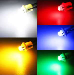 Çok renkli T5 B8.5D 1SMD COB LED 12V araba işık otomobiller ışık yayan diyot enstrüman Dashboard hafif Led ampuller - Product Image 5