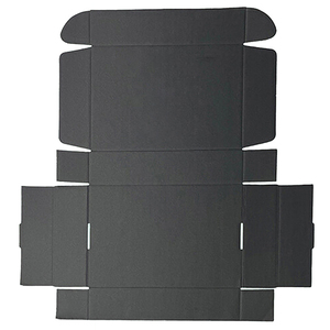 Custom Packaging and logo Printing Verpackung Black Mailing <strong>Boxes</strong> for Packaging Cardboard Package Mailer Emballage Carton - Product Image 5