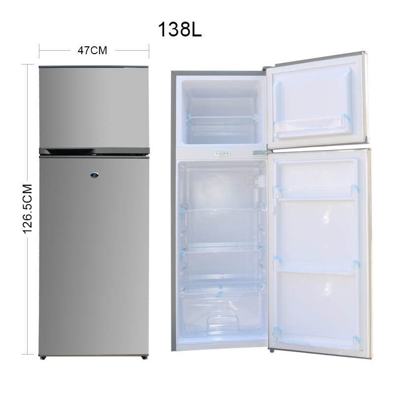 138L small double-door refrigerator