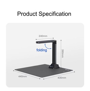 8MP HD USB masaüstü görselleştirici belge kameralar otomatik odaklama A3 toplu tarama tıbbi izleme OCR kitap belge tarayıcılar - Product Image 4