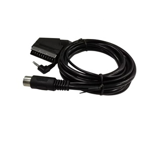 Nickel mạ cho SEGA GENESIS 1 cho Neo Geo 3.5mm cắm kênh kép Scart RGB AV Cáp 1.8 mét - Product Image 3