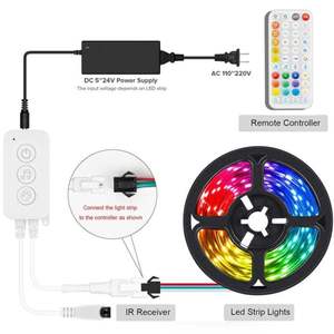 Tuya Smart WiFi 44 клавиши SPI Pixel Led контроллер 12 В 24 В IC UCS1903 WS2811 Светодиодный контроллер Диммер - Product Image 2