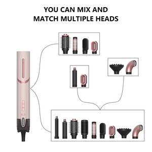 6 in 1 sikat rambut profesional 110000rpm, pengering rambut kecepatan tinggi, Set Multi <span class=keywords><strong>Styler</strong></span> - Product Image 5