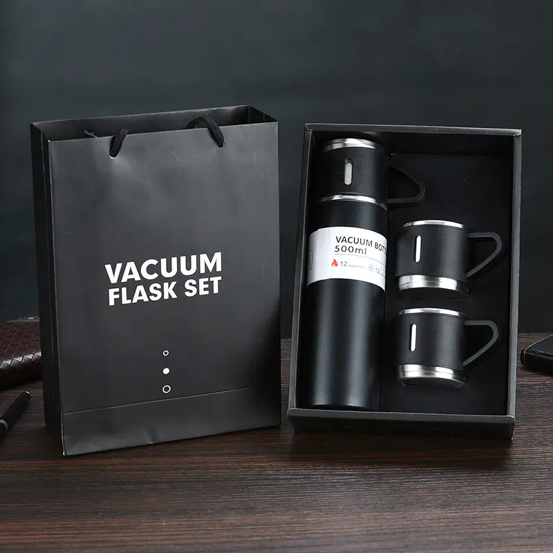 Hot Sale Portable Travel Double Cover Insulated 304 Stainless Steel Vacuum Thermos