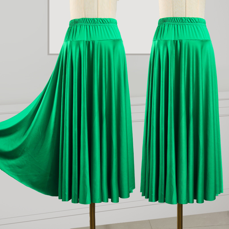 Falda verde de 75 cm