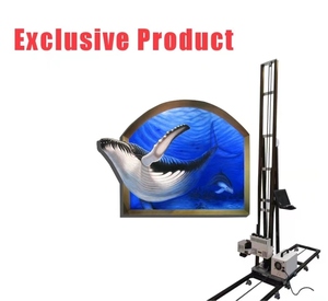 Maxwave thiết kế mới kích thước nhỏ xách tay tường máy sơn UV máy in phun cho trong nhà ngoài trời bức tranh tường - Product Image 2