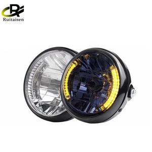 7 inç süper parlak LED H4 far motosiklet elektrikli Scooter güçlü 24v uzun menzilli ışık dönüş sinyali ile modifiye spot - Product Image 1