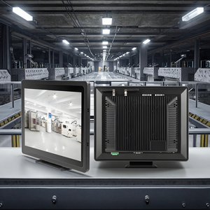 Completamente chiuso a doppia rete di controllo industriale incorporato pannello PC con doppia porta seriale tutti gli accessori in alluminio in magazzino - Product Image 3