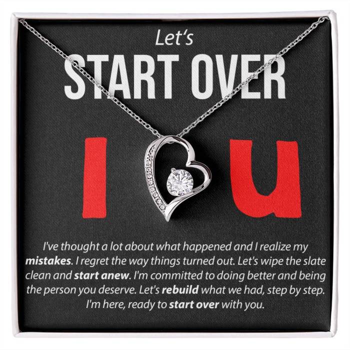 Card + Gold Necklace Black box