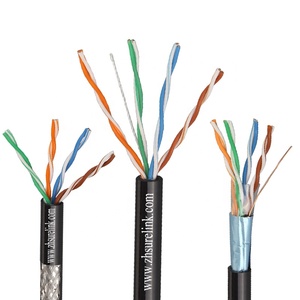 SURELNK 4 paia 24AWG giacca in PVC 305 metri LAN RJ45 cavo Ethernet per interni UTP CAT5E/CAT5E/M fornitura di rete