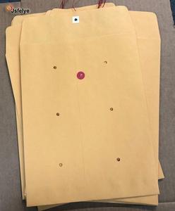 Конверты из крафт-бумаги с завязками и пуговицами - Product Image 4