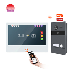 Tuya Smart 2-Wired <strong>Video</strong> Doorbell with <strong>Intercom</strong> <strong>System</strong> for Multi-Apartments <strong>Building</strong> <strong>Video</strong> Door Phone <strong>Intercom</strong> for Homes - Product Image 1