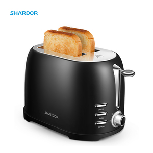 Tostadora Extra ancha con botón de Control, máquina de pan automática para cocina, Dos rebanadas - Product Image 1