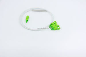 Mini Fiber optik bölücüler 1x2 4 8 16 32 SC APC konektörü 0.9mm kablo 5G 3G ağ parçalı çelik boru Ftth PLC bölücüler - Product Image 3