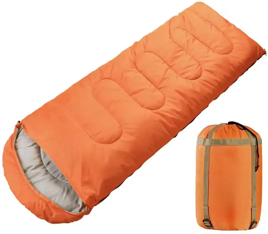 Factory custom 4 Seasons Warm Cold Weather Lightweight Portable Waterproof Adult and children's Sleeping Bag