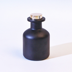 100ml 150ml mờ khuếch tán màu đen chai thủy tinh khuếch tán màu Chai thủy tinh khuếch tán sậy với nút cao su - Product Image 4