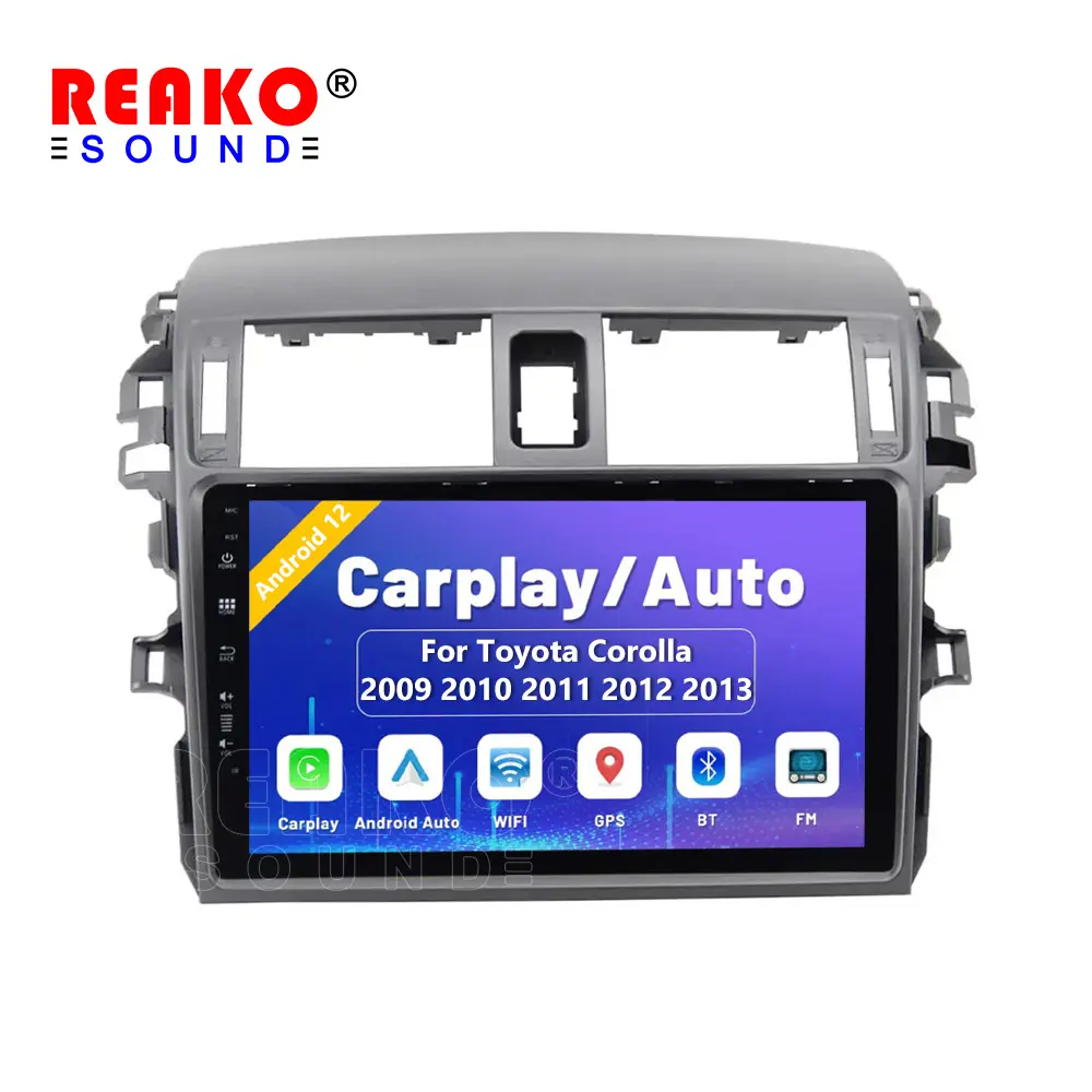Reproductor Multimedia Android para Toyota Corolla 2009 2010 2011 2012 2013 con Radio Estéreo Carplay