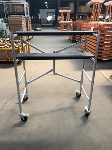 4ft alumínio dobrável andaime multi-purpose andaime <span class=keywords><strong>mini</strong></span> andaime do rolamento