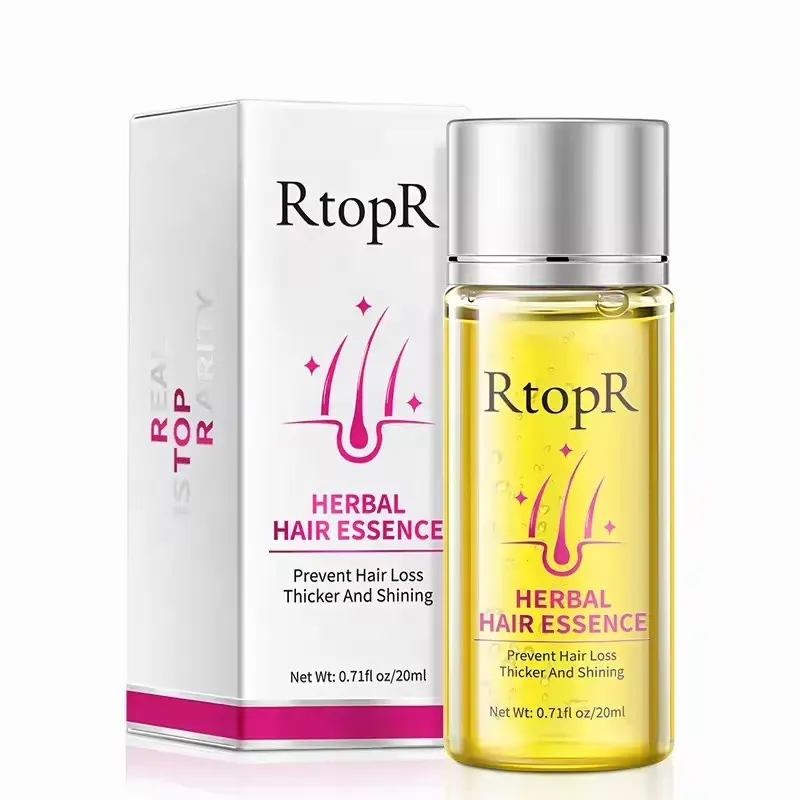 RtopR - Tratamento de cabelo de ervas para mulheres, essência espessa para prevenção de queda de cabelo