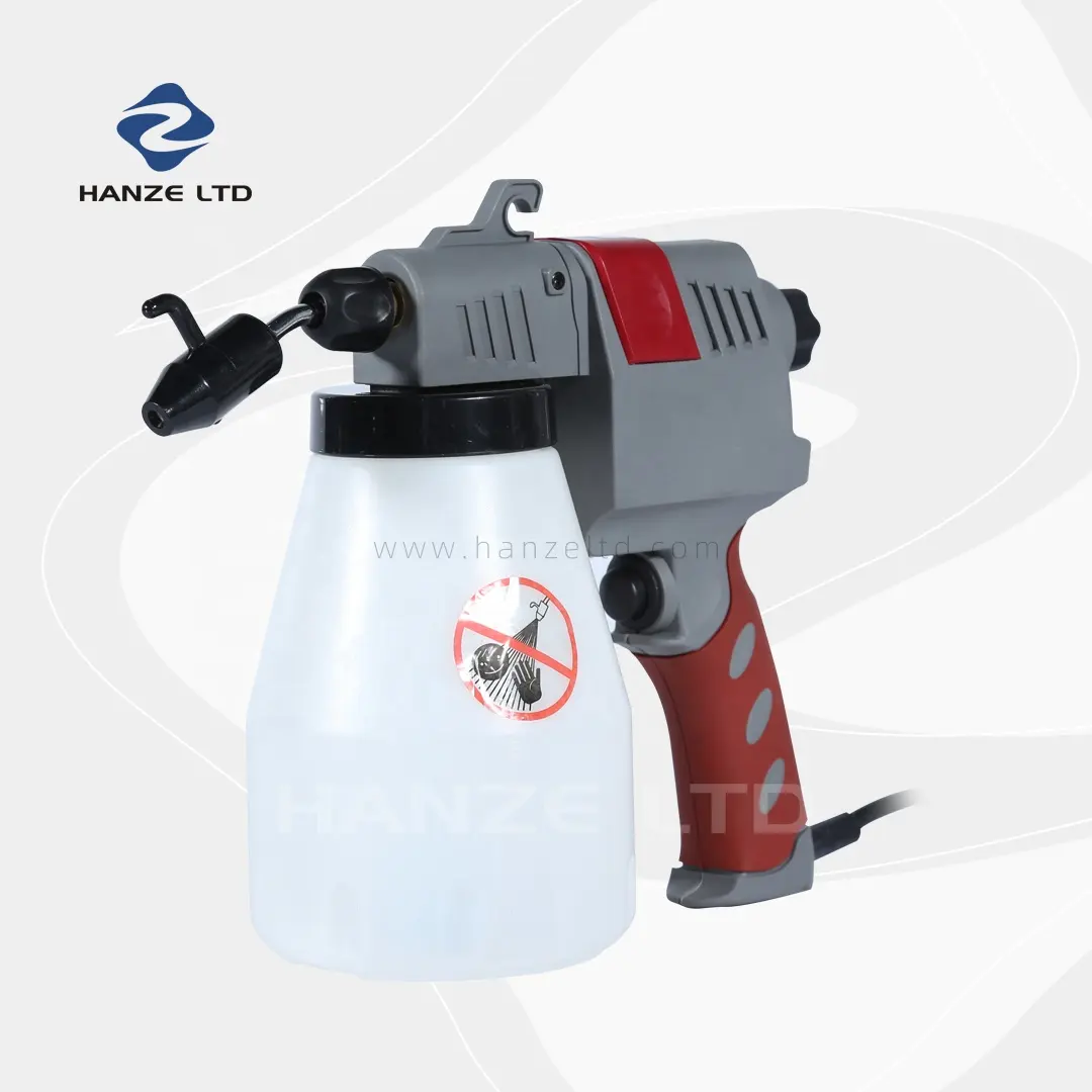 Industrial Elétrica Têxtil Spot Limpeza Spray Gun Plastic Water Screen Printing Pressure Gun para Pintura e Lavagem
