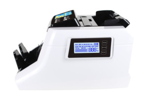 Counting Machine Banknote Counter Bill Counter Money Detector with UV MG Size Financial Equipment World <strong>Billetes</strong> <strong>Falsos</strong> - Product Image 2