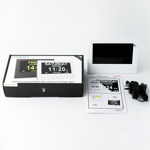 <strong>7</strong>&quot; Digital Calendar <strong>Day</strong> Week Clock Large Display Desktop Simple Alarm Clock Voice Talking Function for Dementia Elderly - Product Image 6