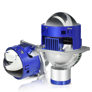 2024 yeni varış Ultra yüksek güç 120W Bi LED lazer projektör Lens far çift H4 H7 Hi/Lo işın 6000K renk sıcaklığı - Product Image 1