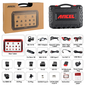 ANCEL DS700 OBD2 Diagnose tool Schlüssel programmier werkzeug 40 Service zurücksetzen Bidirektion aler Test ECU Codierung scanner PK THINK TOOL PAD10