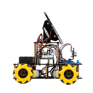 ACEBOTT DIY Solar betriebenes Roboter auto mit Mecanum-Rädern und programmier barer Plattform für Ultraschalls ensoren für Arduino STEM-Projekte