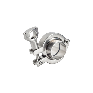 Cấp thực phẩm Hàn vệ sinh ferrule cho Pharma, sữa, nhà máy bia 1 "2" 3 "4" 304/316 SS Tri kẹp ống phù hợp - Product Image 2