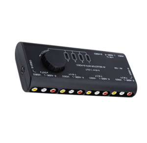 New Hot Selling 4 in 1 <strong>AV</strong> Audio S-Video Signal Switcher <strong>Splitter</strong> Selector Out <strong>AV</strong> RCA Switch Box Adapter - Product Image 5