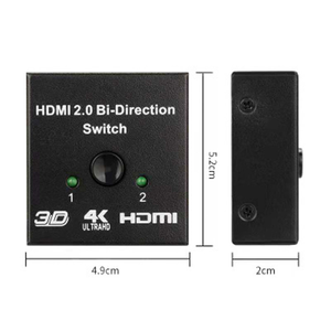 4K HDMI bidireccional 1x2 Splitter 1 IN 2 OUT HDMI 2,0 Switch - Product Image 6