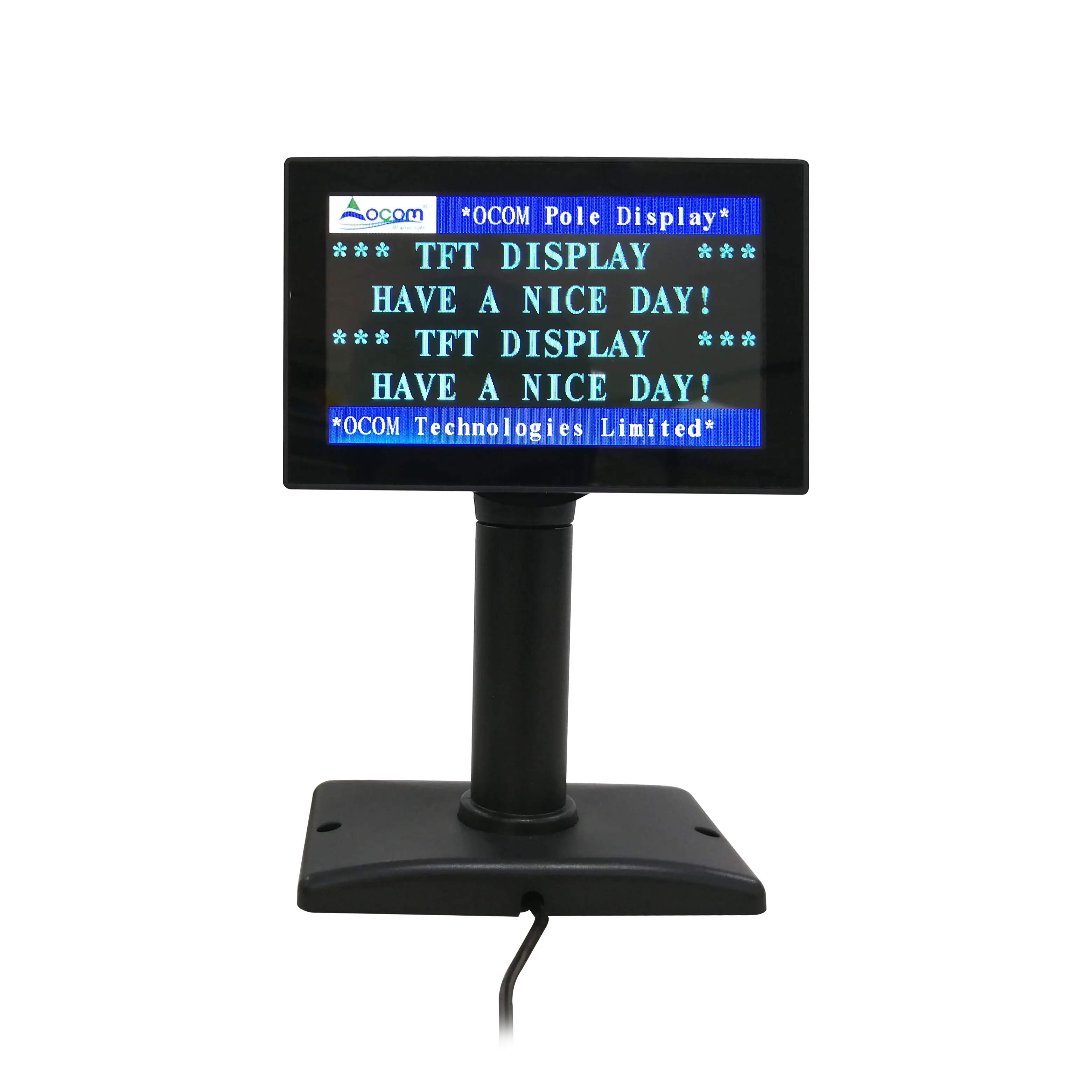 OCPD-LCD500 5 Pollici TFT LCD POS Pole Display Cliente