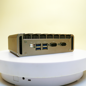 DDR4 çift LAN endüstriyel ağ güvenliği ile fansız çift çekirdekli Intel Core I7 7500U Mini PC 2.7GHz - Product Image 4