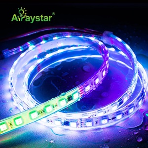 แถบไฟ LED UCS512 DMX512พิกเซลกันน้ำ5050 RGB 72 Leds/M แถบ LED ดิจิตอลแบบระบุที่อยู่ได้สำหรับจัด IP67แนวนอน - Product Image 5