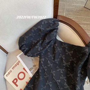 3D dimensionale Bowknot Prägung Polyester Muster Design Jacquard Stoff mit Stretch Multi Color für die Herstellung von Kleidungs stück Kleider tasche - Product Image 4