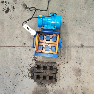 Small <strong>Manual</strong> Mobile <strong>Interlocking</strong> Paving Brick Making Machinery Cement Concrete Hollow Mini <strong>Block</strong> Making <strong>Machine</strong> for Home Farm - Product Image 3