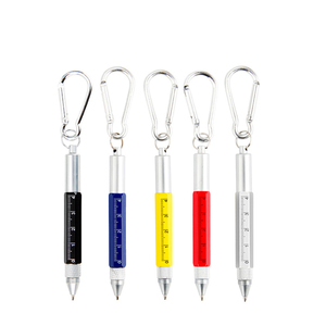 多用途可拆卸金属圆珠笔简约时尚彩色笔小攀爬按钮易携带笔 - Product Image 1