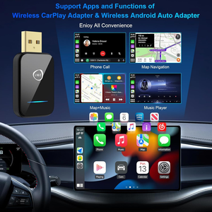 Oem ODM USB không dây Carplay adapter 5 gam Wifi <span class=keywords><strong>Dongle</strong></span> xe thông minh chơi <span class=keywords><strong>Linux</strong></span> Bộ giải mã bài hát hộp RAV4 cho TOYOTA IOS Mercedes Mazda - Product Image 3