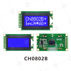 Modulo Display LCD monocromatico STN con 8x2 caratteri 0802 Display LCD Standard - Product Image 2