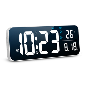Grande display da parete orologio elettrico calendario giorno digitale orologio da parete temperatura con telecomando conto alla rovescia timer sveglia - Product Image 3