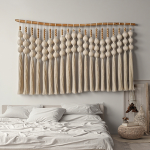 Boho Đầy Màu Sắc Hình Cầu Macrame Trang Trí Nghệ Thuật Tường Treo Thiết Kế Tấm Thảm Trang Trí Nội Thất Tường Trang Trí Nội Thất Cho Nhà Tường Phòng Khách - Product Image 5