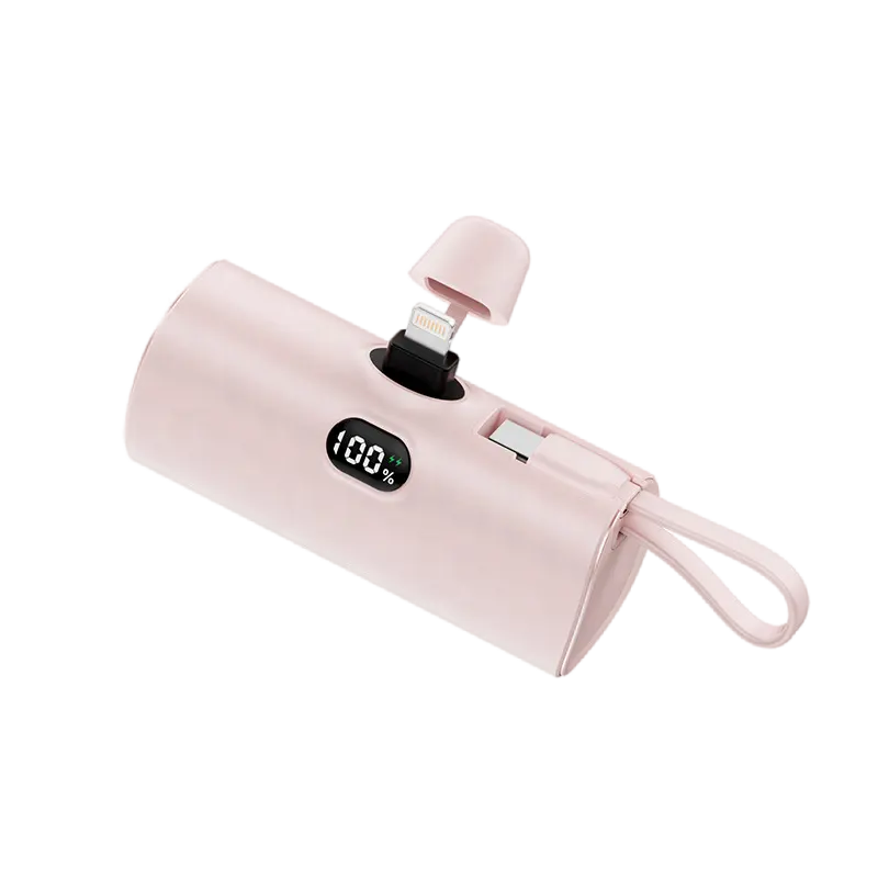 5000mah 뜨거운 판매 내장 케이블 사용자 정의 로고 포켓 휴대용 충전기 아이폰 ABS TYPE-C 300 25W 에 대한 파워 스테이션 고속 충전기